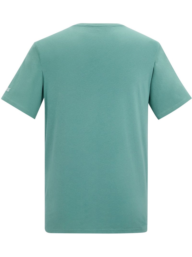 Regatta - T-shirt motif/style lignes ondulées CLINE Bleu aqua - Kiabi