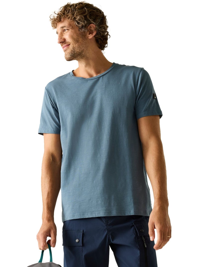Regatta - T-shirt motif/style logo FINLO Bleu - Kiabi