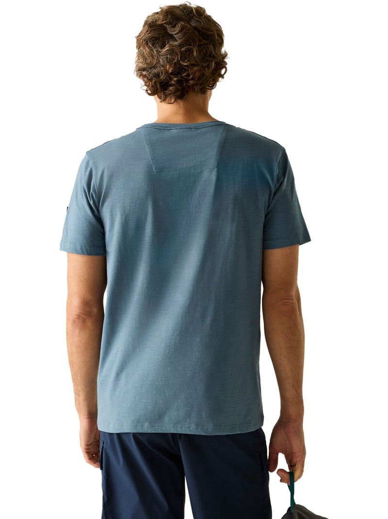 Regatta - T-shirt motif/style logo FINLO Bleu - Kiabi