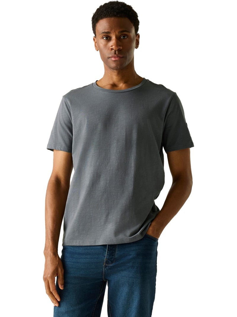 Regatta - T-shirt motif/style logo FINLO Gris foncé - Kiabi