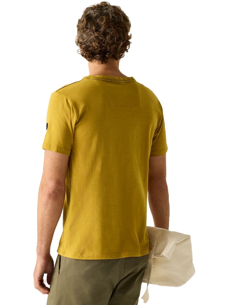Regatta - T-shirt motif/style logo FINLO Jaune/Or - Kiabi