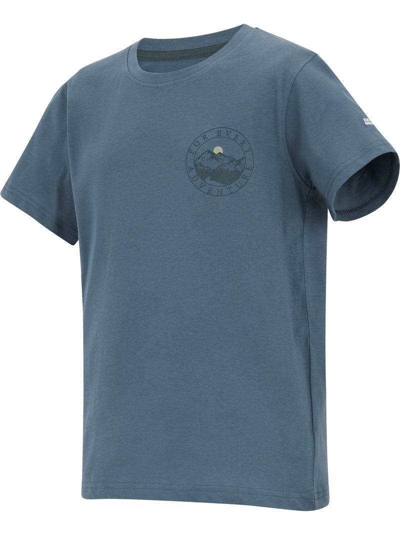 Regatta - T-shirt motif/style lune et montagne BOSLEY FOR EVERY ADVENTURE Bleu - Kiabi