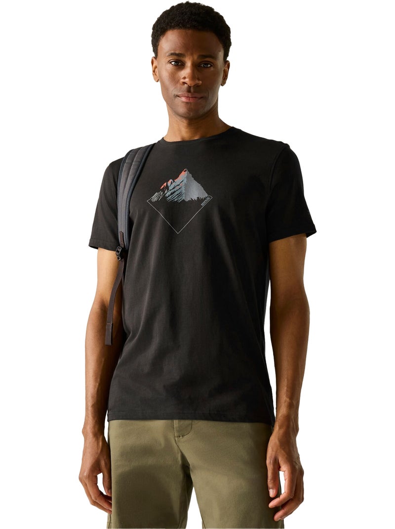 Regatta - T-shirt motif/style montagne BREEZED Noir - Kiabi