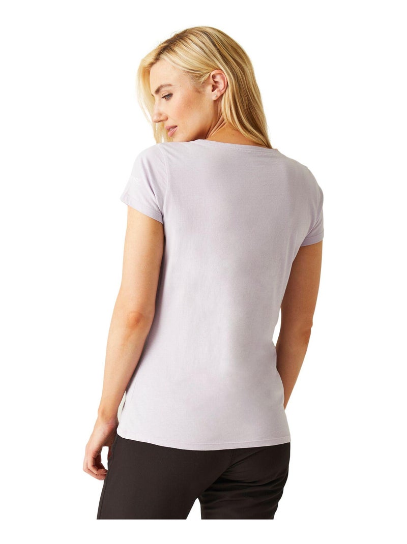 Regatta - T-shirt motif/style montagne BREEZED Violet - Kiabi