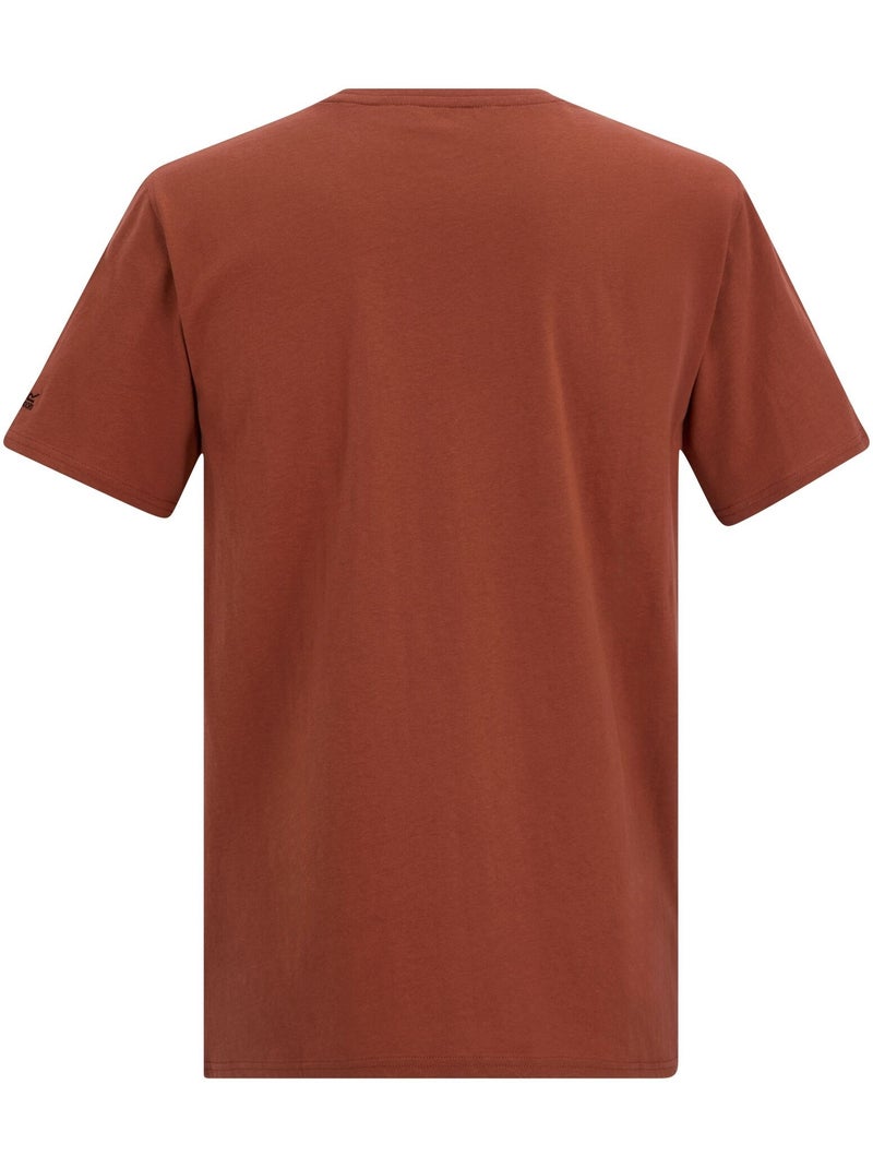 Regatta - T-shirt motif/style montagne CLINE Rouge brique - Kiabi
