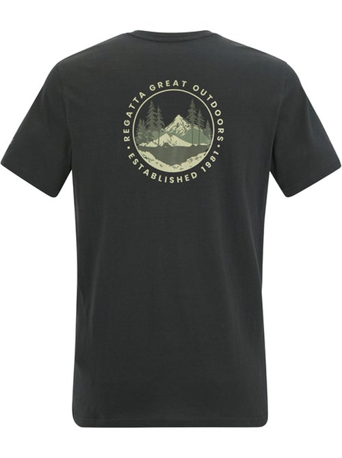 Regatta - T-shirt motif/style montagne dans cercle BREEZED - Kiabi