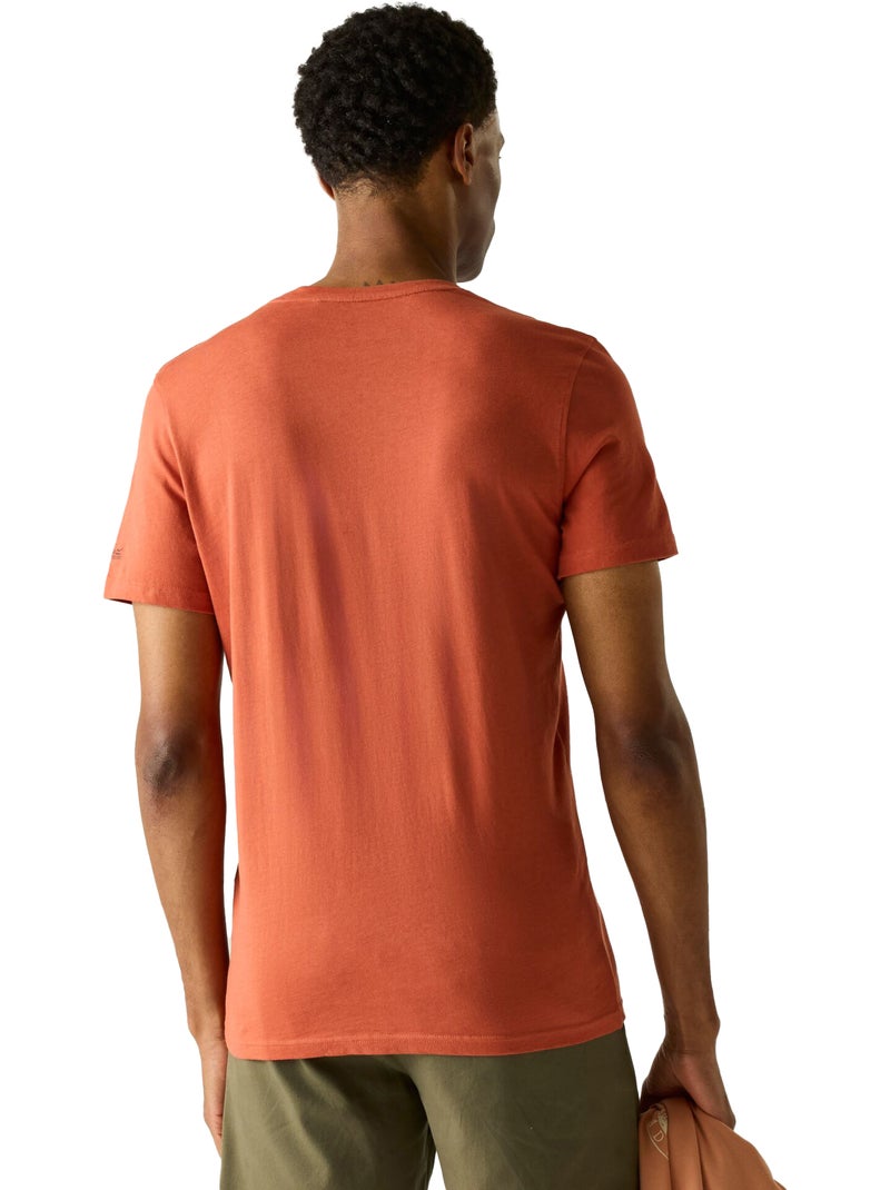 Regatta - T-shirt motif/style montagne et courant BREEZED Rouge brique - Kiabi