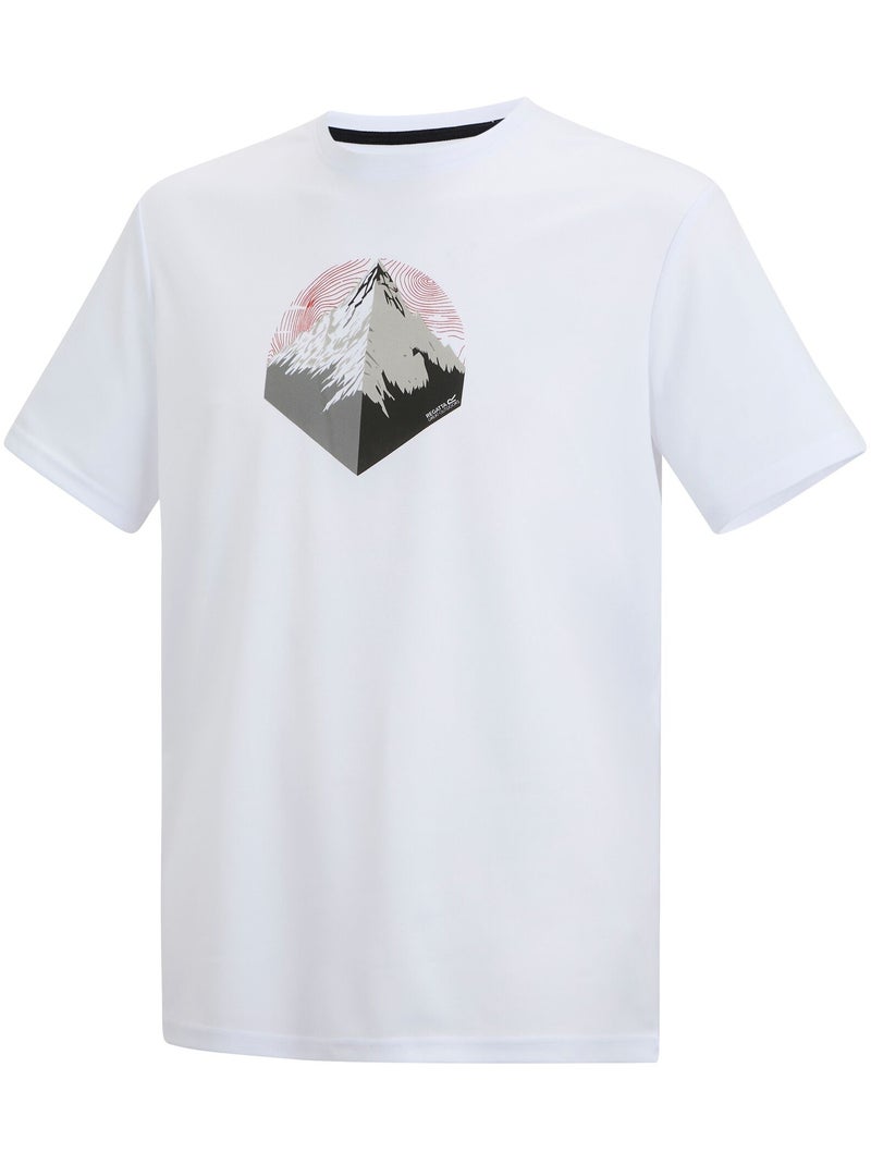 Regatta - T-shirt motif/style montagne FINGAL Blanc - Kiabi