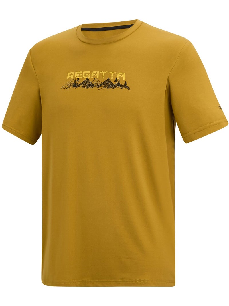 Regatta - T-shirt motif/style montagne FINGAL Marron - Kiabi