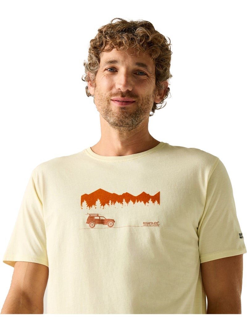 Regatta - T-shirt motif/style Nature sauvage CLINE Blanc - Kiabi