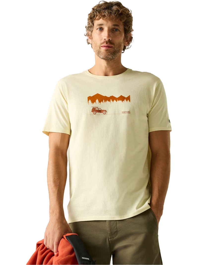 Regatta - T-shirt motif/style Nature sauvage CLINE Blanc - Kiabi