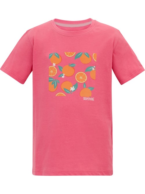 Regatta - T-shirt motif/style orange BOSLEY - Kiabi