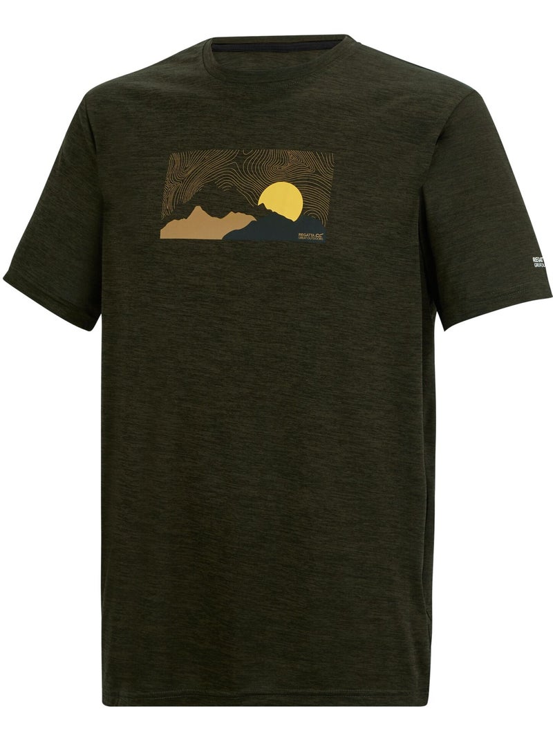 Regatta - T-shirt motif/style paysage FINGAL Kaki - Kiabi