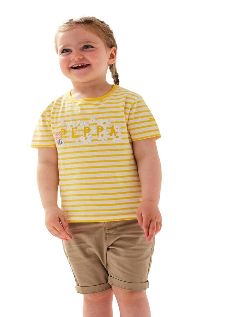 Regatta - T-shirt motif/style Peppa Pig - Bébé (George Pig) Jaune foncé - Kiabi