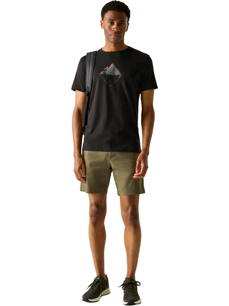 Regatta - T-shirt motif/style pics montagneux BREEZED Noir - Kiabi