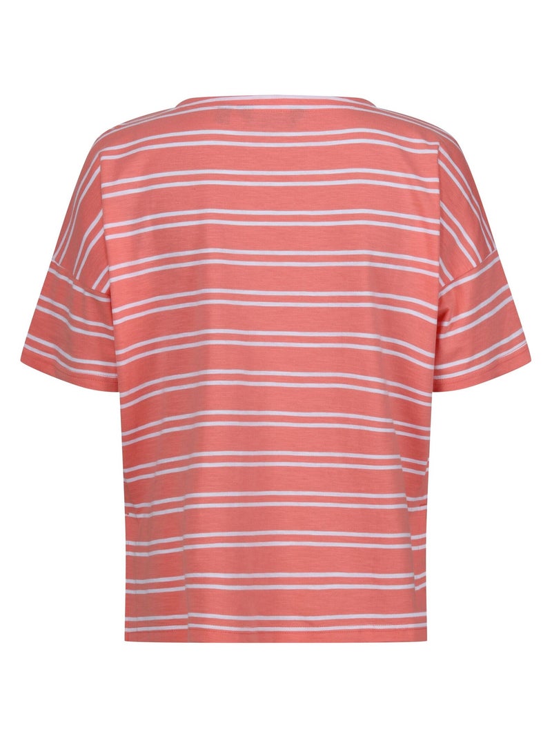 Regatta - T-shirt motif/style rayé ABAYA Rose pâle - Kiabi