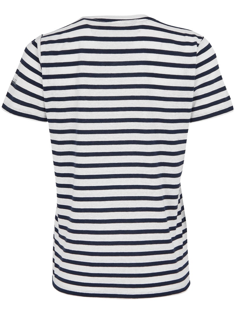 Regatta - T-shirt motif/style rayé BAYLETTA Blanc Bleu - Kiabi