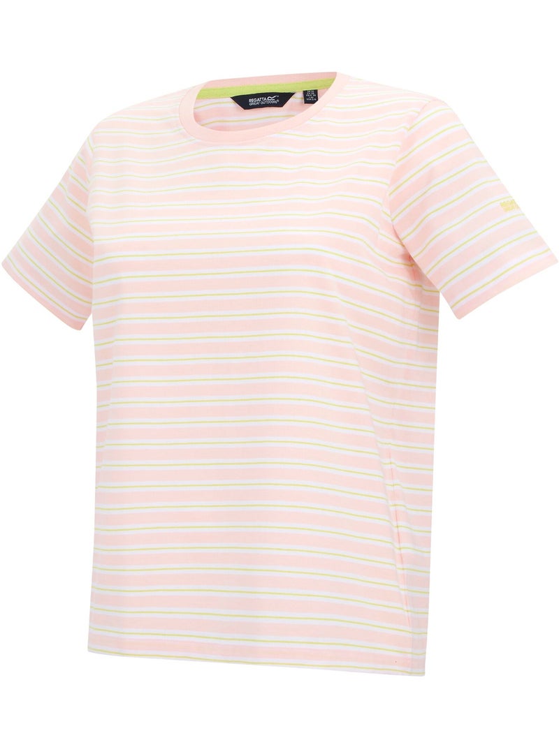 Regatta - T-shirt motif/style rayé BAYLETTA Rose lotus - Kiabi