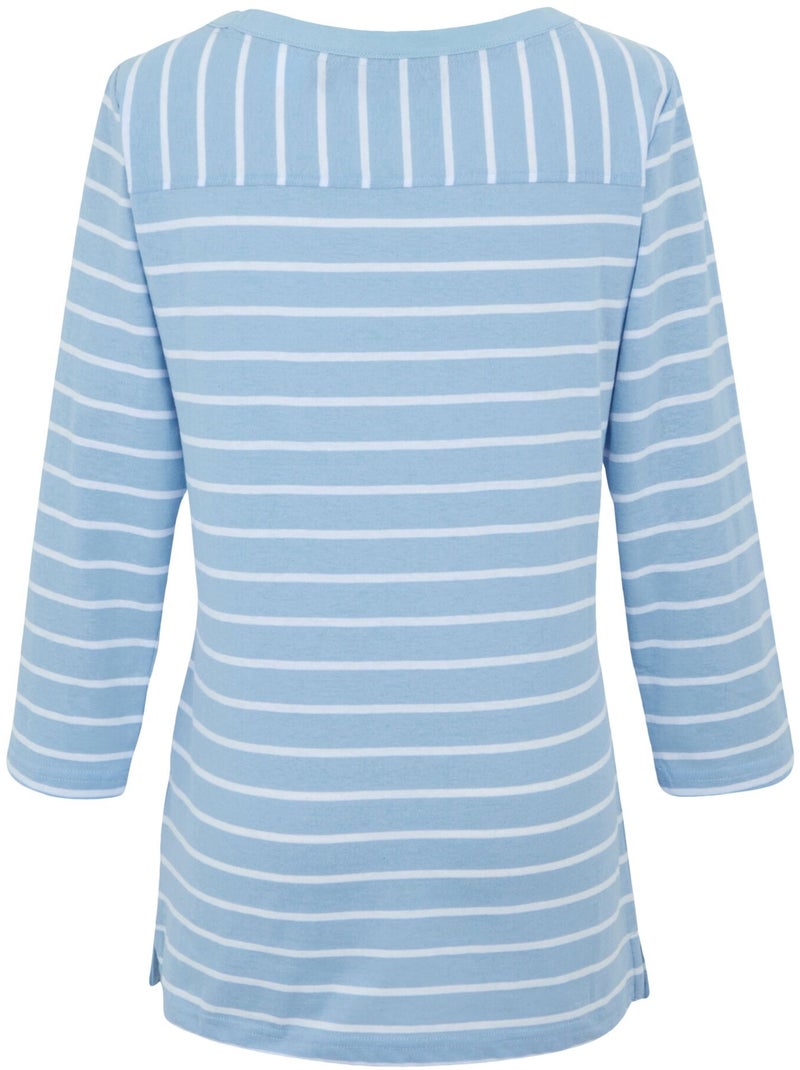 Regatta - T-shirt motif/style rayé BAYLETTE Bleu Blanc - Kiabi