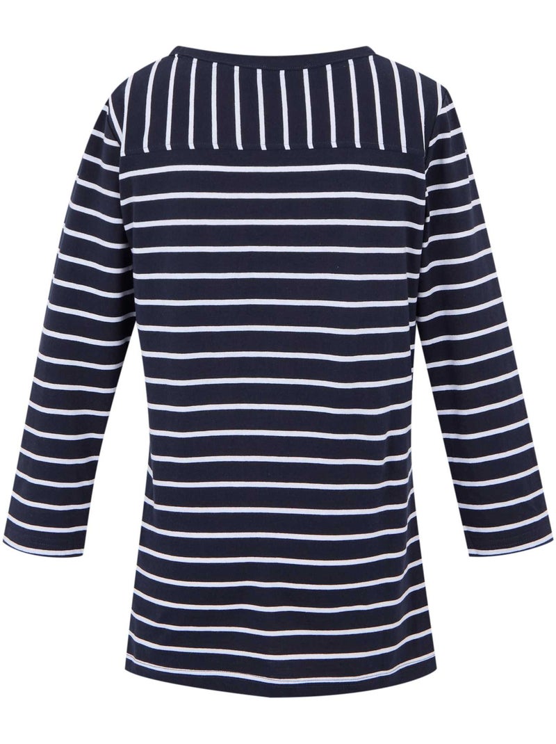 Regatta - T-shirt motif/style rayé BAYLETTE Bleu Bleu marine Blanc - Kiabi