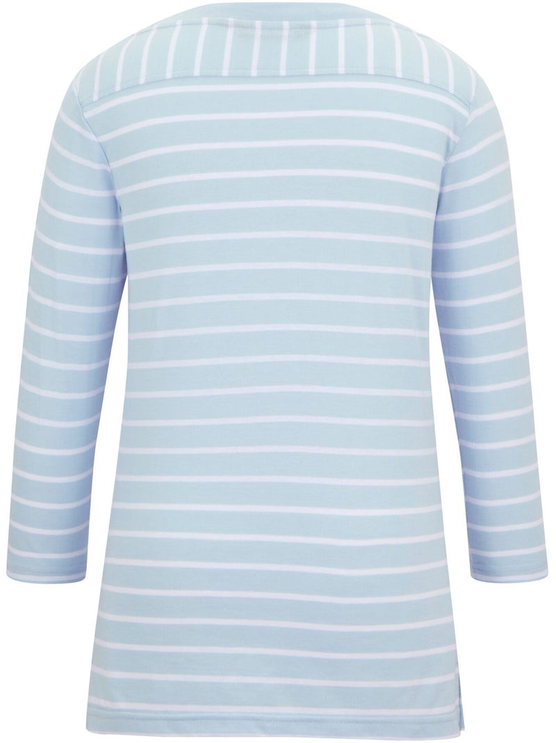 Regatta - T-shirt motif/style rayé BAYLETTE Bleu ciel - Kiabi