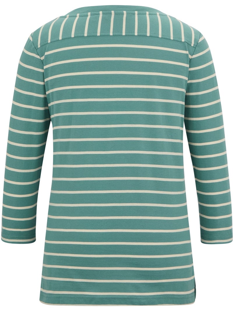 Regatta - T-shirt motif/style rayé BAYLETTE Bleu turquoise - Kiabi