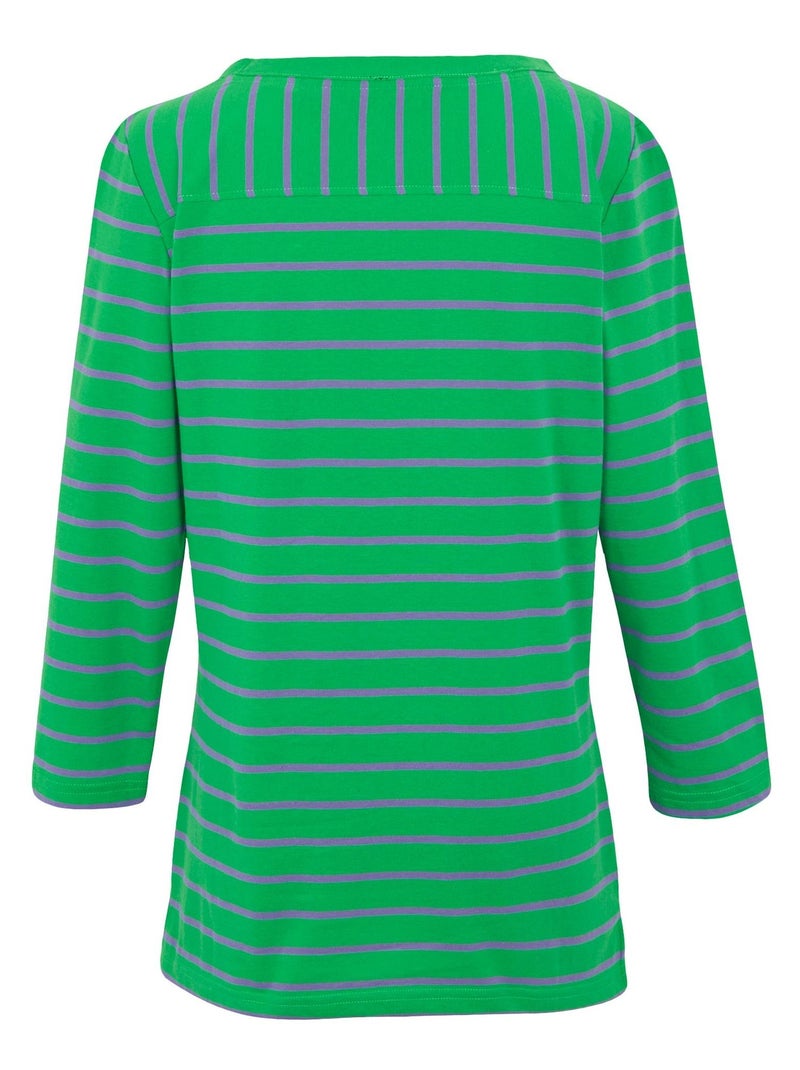 Regatta - T-shirt motif/style rayé BAYLETTE Vert - Kiabi