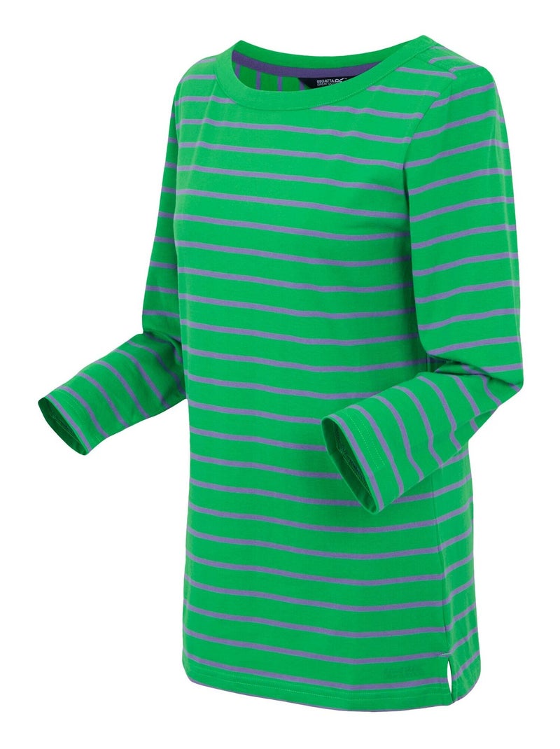 Regatta - T-shirt motif/style rayé BAYLETTE Vert - Kiabi