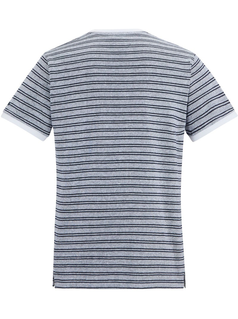 Regatta - T-shirt motif/style rayé BENLIN Blanc Bleu - Kiabi