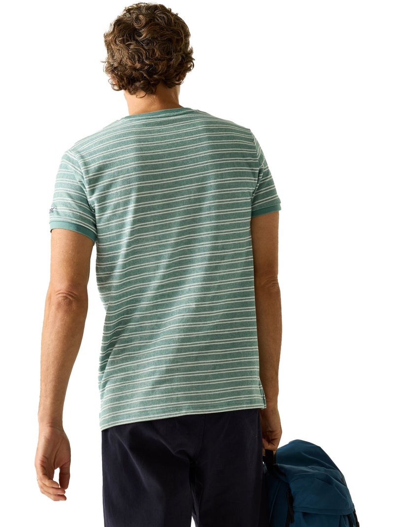 Regatta - T-shirt motif/style rayé BENLIN Blanc - Kiabi