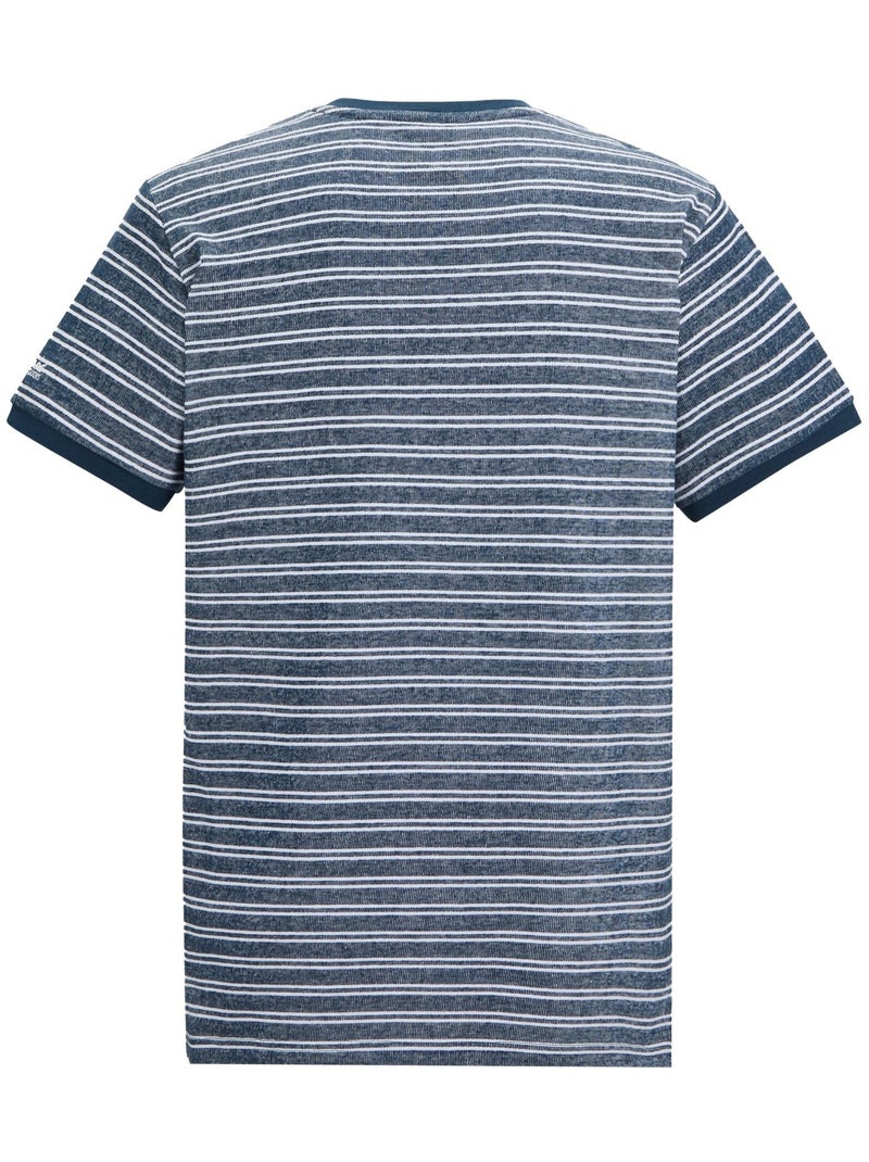 Regatta - T-shirt motif/style rayé BENLIN Bleu denim - Kiabi