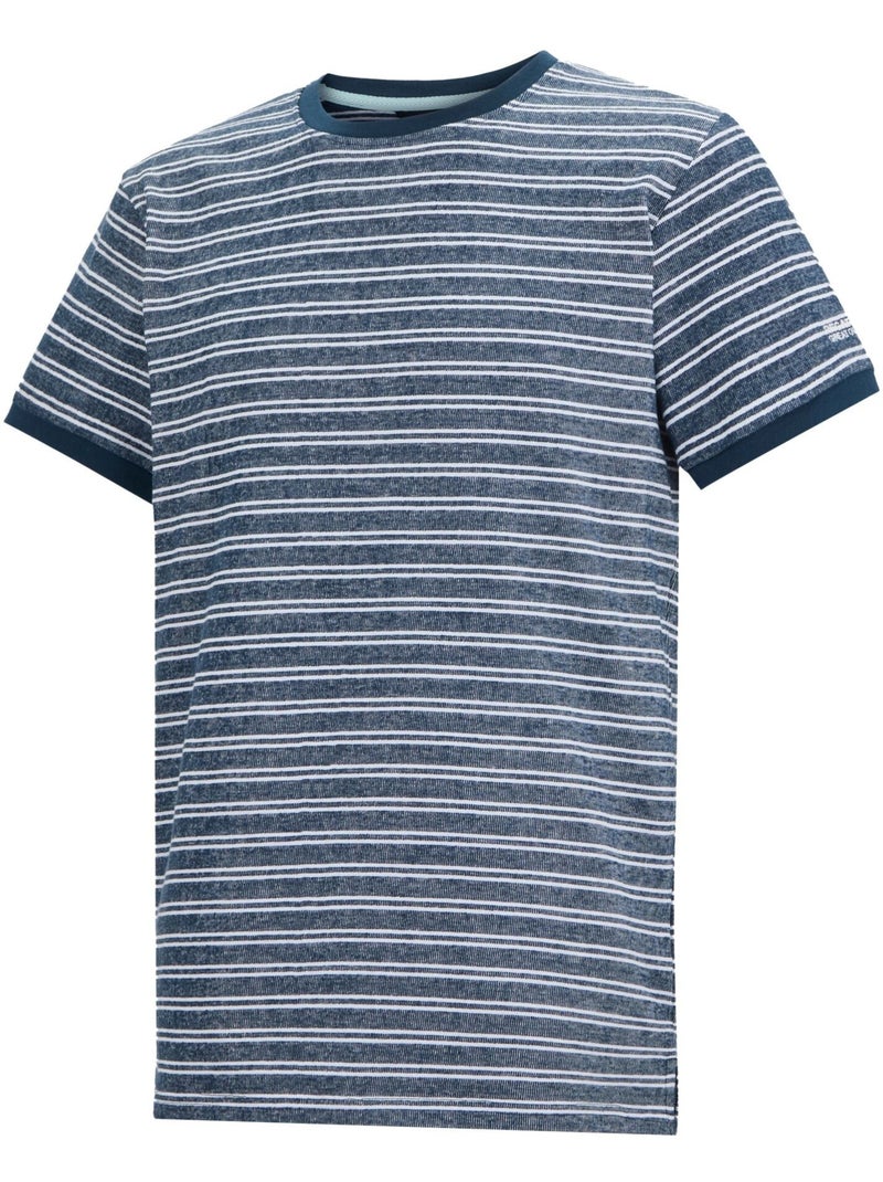 Regatta - T-shirt motif/style rayé BENLIN Bleu denim - Kiabi