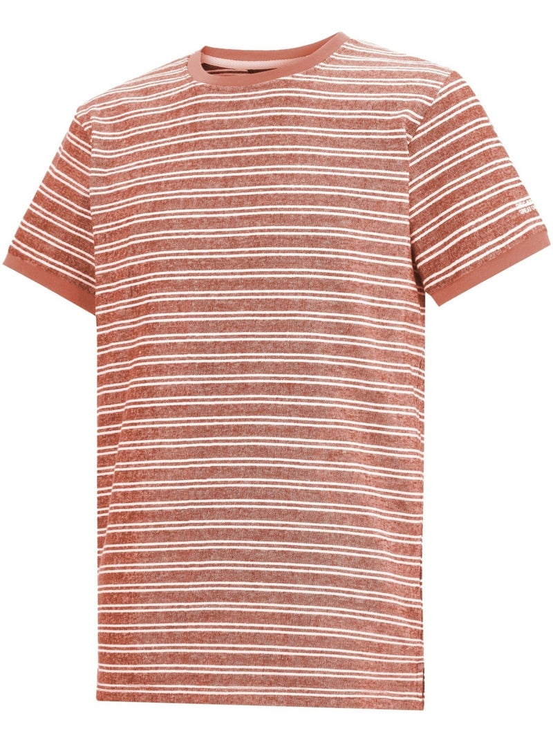 Regatta - T-shirt motif/style rayé BENLIN Brique - Kiabi