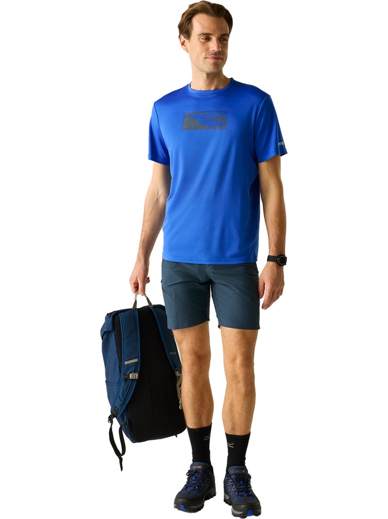 Regatta - T-shirt motif/style rivière FINGAL Bleu Noir - Kiabi