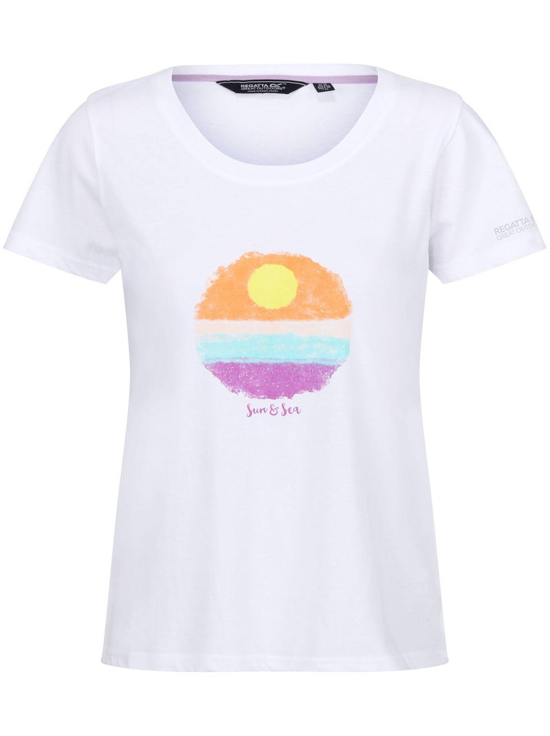 Regatta - T-shirt motif/style Soleil FILANDRA Blanc - Kiabi