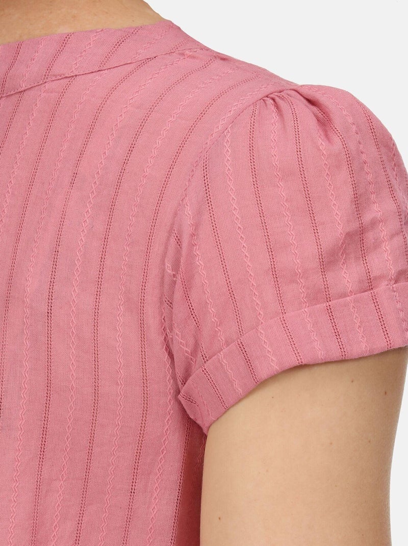 Regatta - T-shirt motif/style Tissu dobby JAELYNN Rose pâle - Kiabi