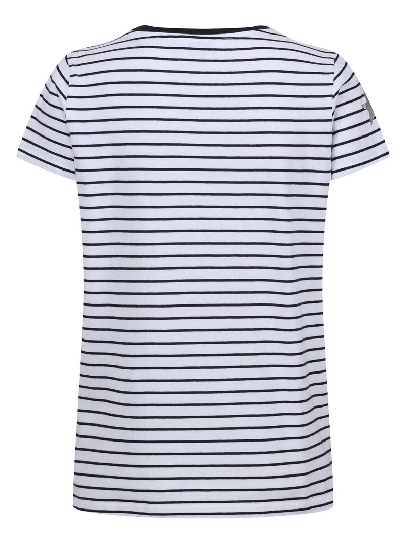 Regatta - T-shirt ODALIS Blanc Bleu - Kiabi