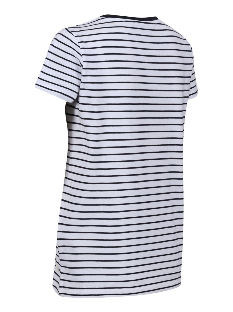 Regatta - T-shirt ODALIS Blanc Bleu - Kiabi