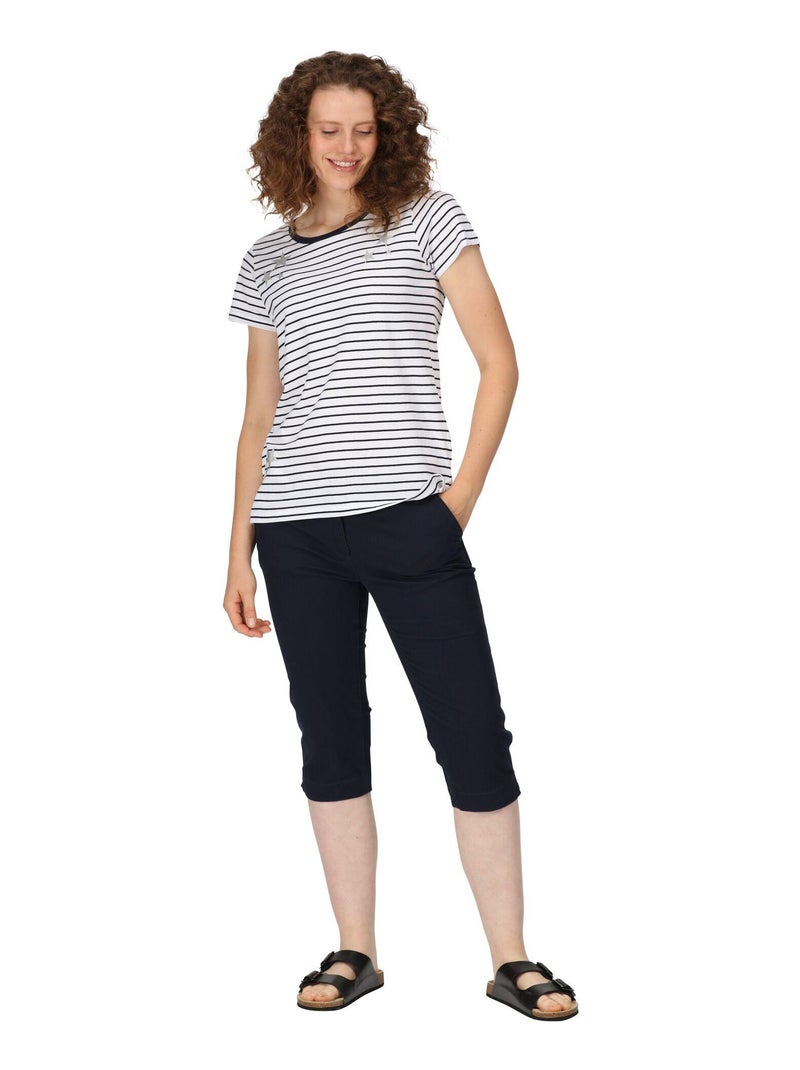 Regatta - T-shirt ODALIS Blanc Bleu - Kiabi