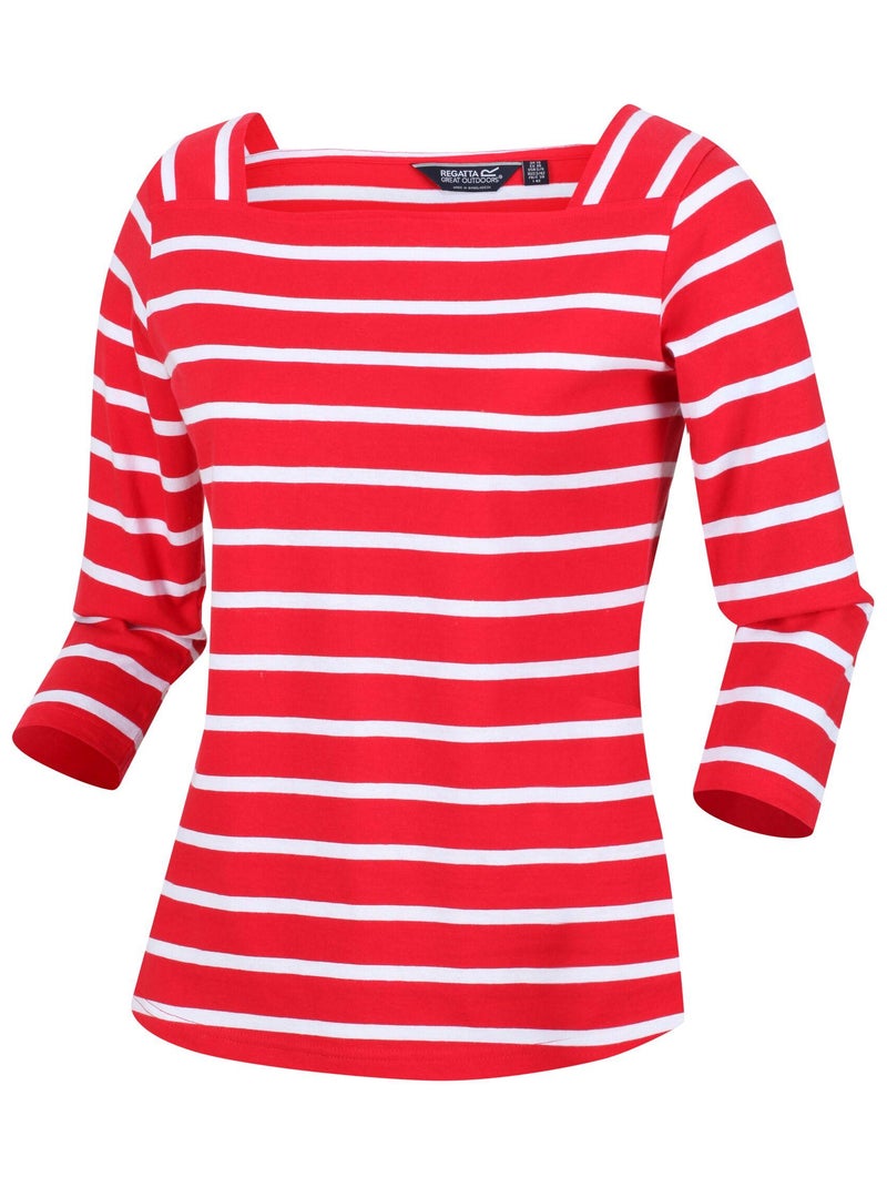 Regatta - T-shirt POLEXIA Blanc Rouge - Kiabi