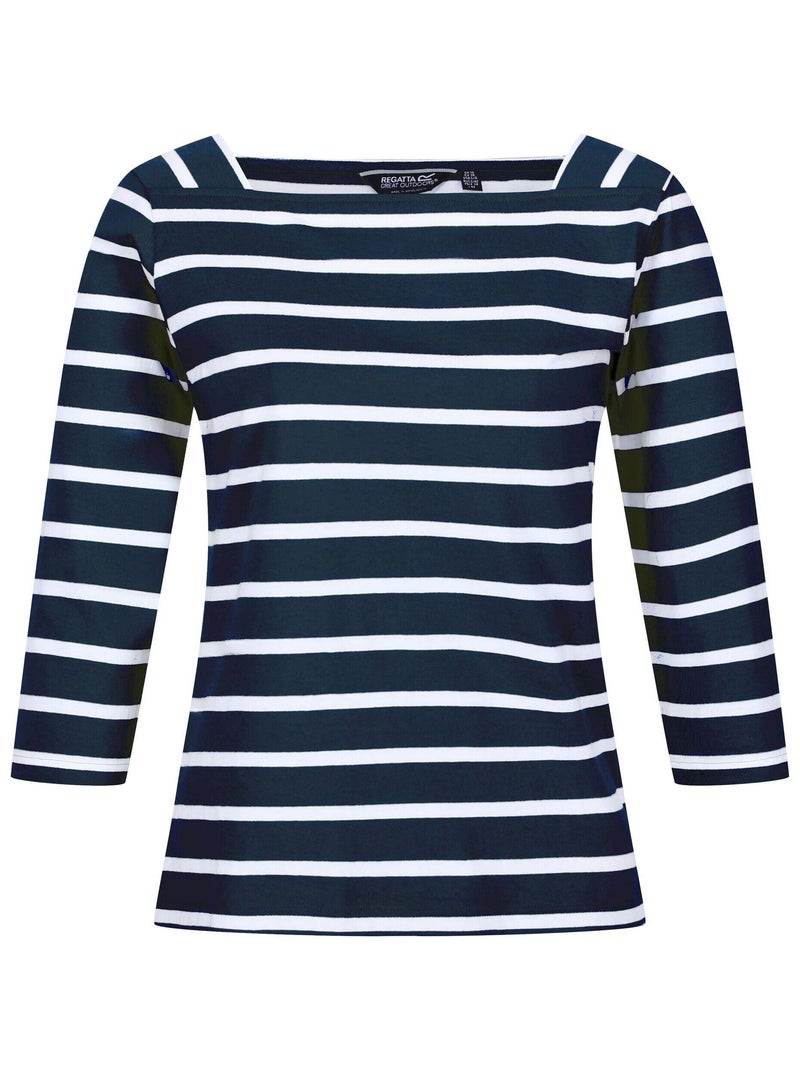Regatta - T-shirt POLEXIA Bleu Bleu marine Blanc - Kiabi