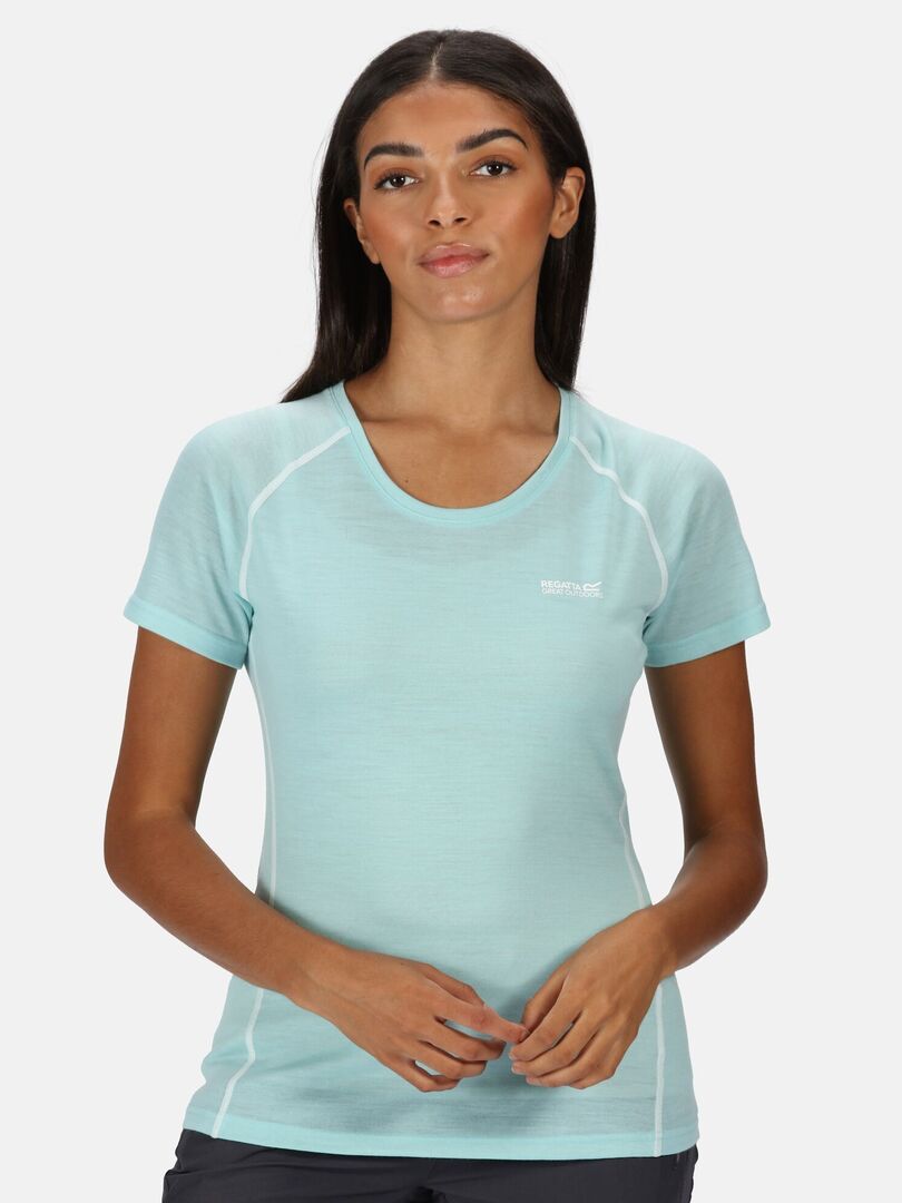 Regatta Farida T-Shirt Donna In Cotone A Righe - Morbida E Fresca, Con Orlo Curvo, Perfetta Per L'Estate - 3
