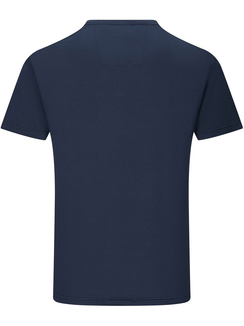 Regatta - T-shirt uni col V boutonné DEWI Bleu marine - Kiabi