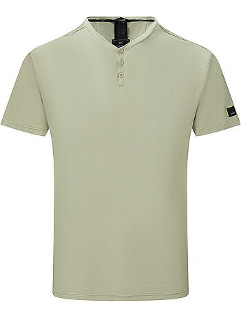 Regatta - T-shirt uni col V boutonné DEWI