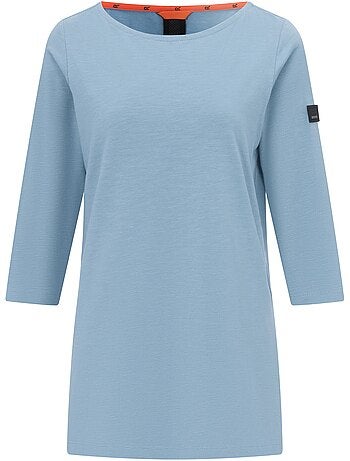 Regatta - T-shirt uni manches ¾ col bateau PEVIA
