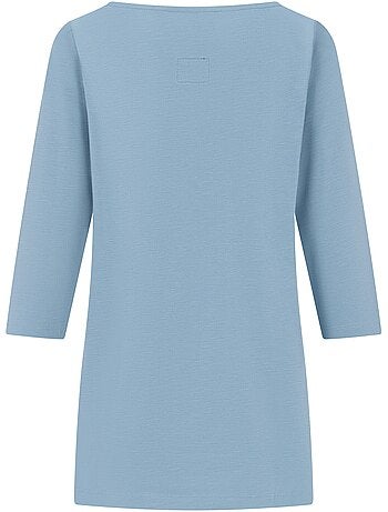 Regatta - T-shirt uni manches ¾ col bateau PEVIA