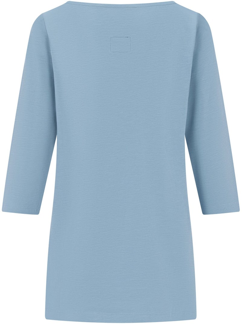 Regatta - T-shirt uni manches ¾ col bateau PEVIA Bleu clair - Kiabi