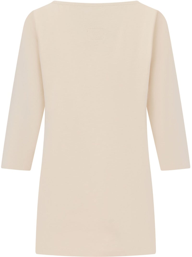 Regatta - T-shirt uni manches ¾ col bateau PEVIA Ecru - Kiabi