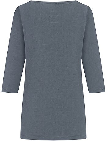 Regatta - T-shirt uni manches ¾ col bateau PEVIA