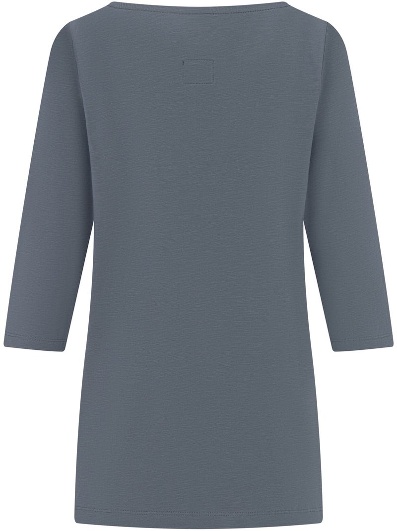 Regatta - T-shirt uni manches ¾ col bateau PEVIA Gris foncé - Kiabi